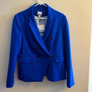 Womens royal blue blazer.  Jules & Leopold size large. Brand new! Never worn